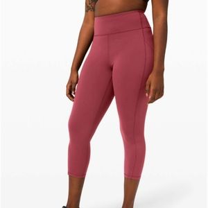Lululemon Invigorate HR Crop 23" Chianti